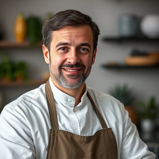 Ritratto di Marco Ferrari, esperto di ingredienti e prodotti tipici italiani